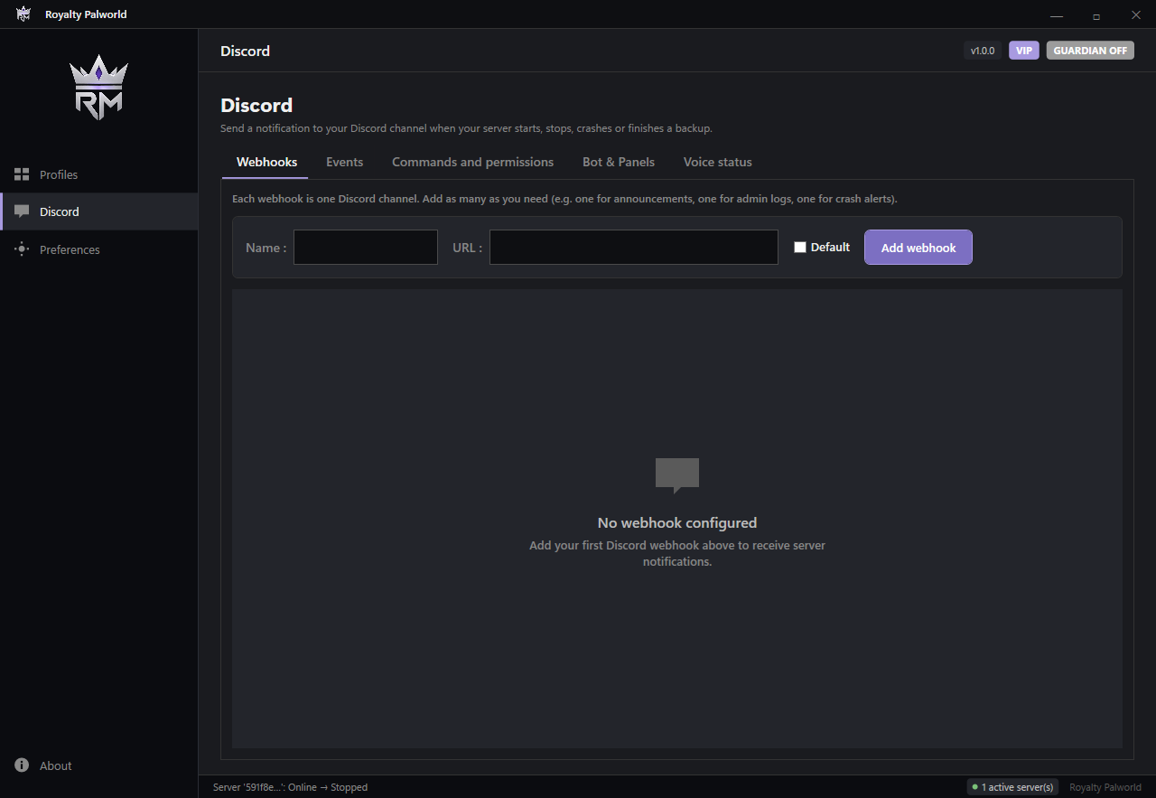 Discord notifications